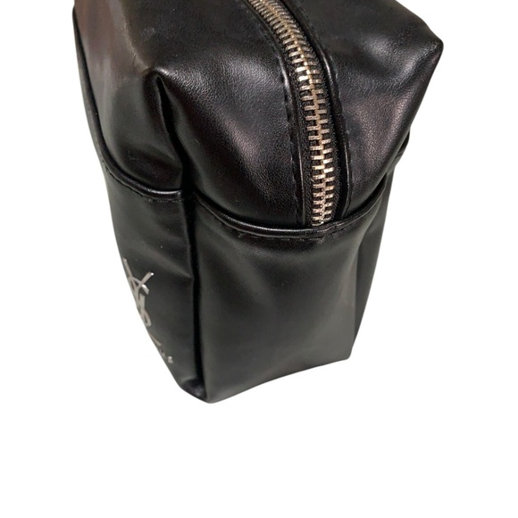 Yves Saint Laurent Black Parfum Cosmetic Bag Sleek Minimalist Design - Picture 7 of 9